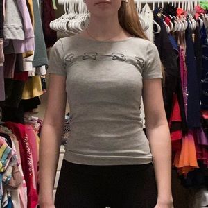 aeropostale t-shirt with laces